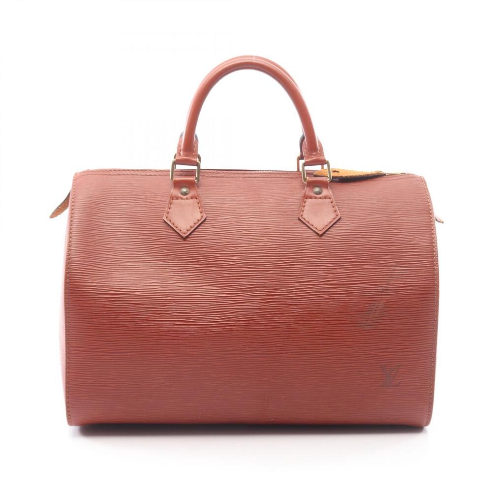 Louis Vuitton Speedy Epi Kenya Brown Handbag Leather